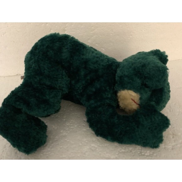 Vintage Russ Berrie Frog Plush Friggles Green 10” Floppy Stuffed Animal Toy TAG - Picture 8 of 14